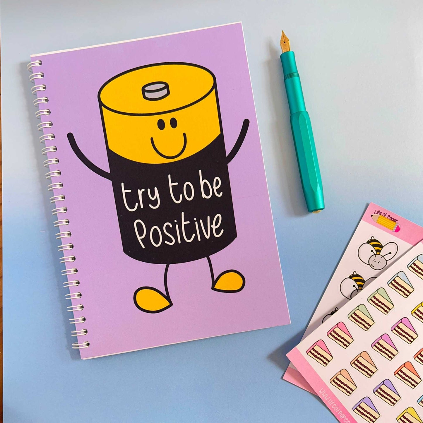 Be Positive A5 Mental Health Notebook