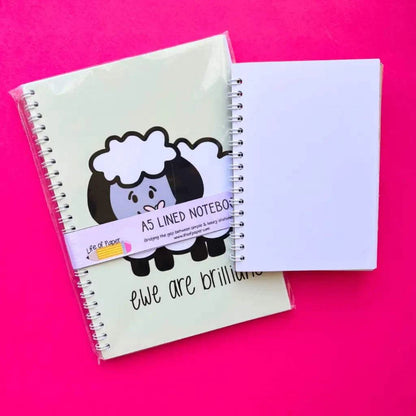 Ewe Are Brilliant A5 Wire Notebook