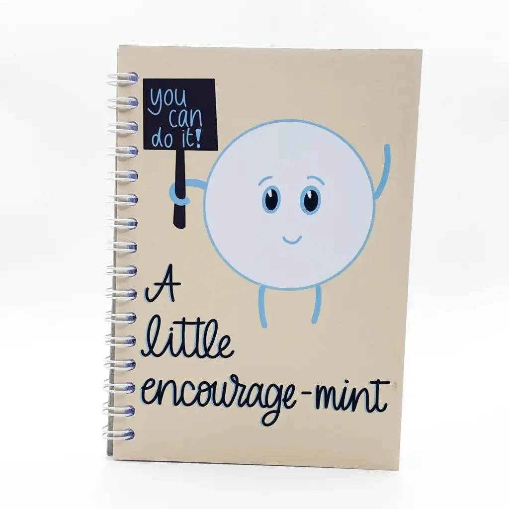 Mini Encourage-mint Supportive Notebook