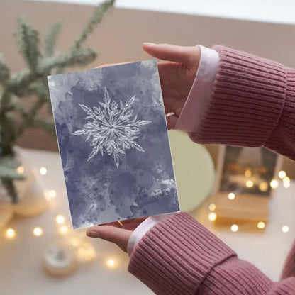 Snowflake Christmas Card - Christmas Card